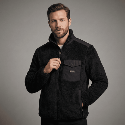 Curly Pile Fleece Jacket